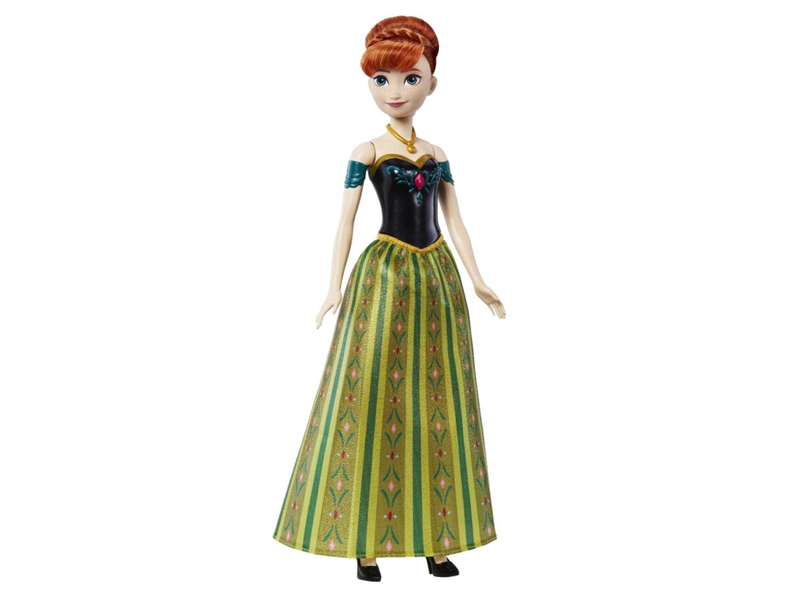 MATTEL Boneca Anna Cantora Disney Frozen a Rainha das Neves Versão Italiana Multicor