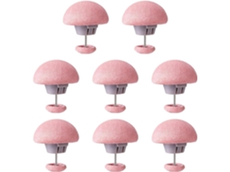 Conjunto De 8 Prendedores Edredom Rosa, Fixadores Seguros Para Roupa De Cama, Suporte Para Cobertores Grossos Ou Finos