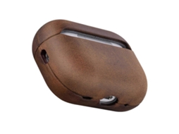 Capa Protetora De Couro Crazy Horse Para Fones De Ouvido Airpods Pro 2