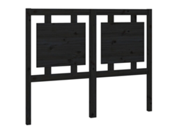 Cabeceira de Cama 125,5x4x100 Cm Pinho Maciço Marrom MAISON EXCLUSIVE
