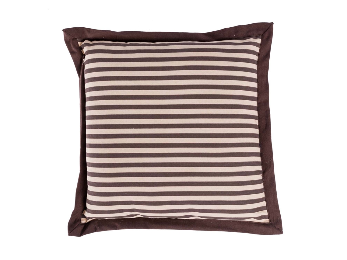 Homescapes Chocolate Beige Seat Pad