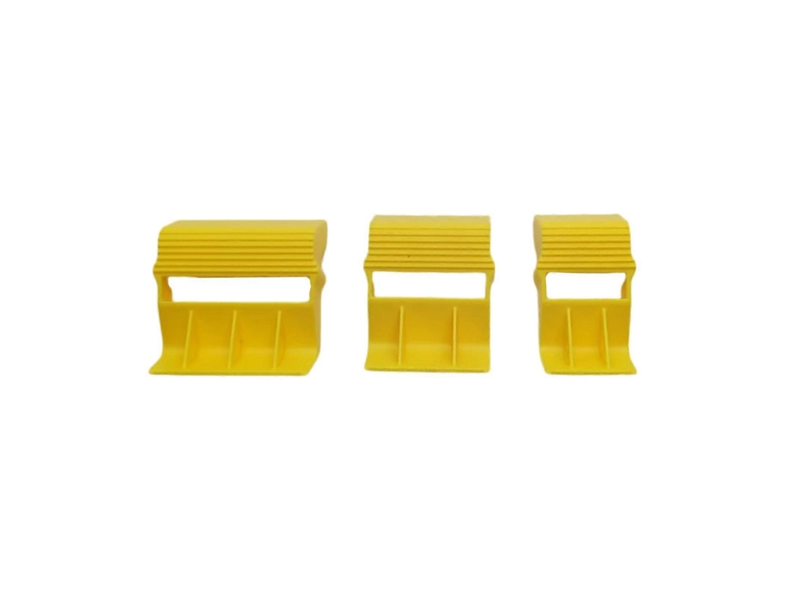 Conjunto De 3 Elegantes Dispensadores Fita Adesiva, Em Plástico Resistente, Com Design Estável, Ideais Para Uso N O Escritório E Casa.