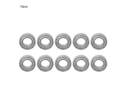 10 Peças Rolamento De Bola De Groove Profundo Com Blindagem De Metal (687-zz 7x14x5mm)