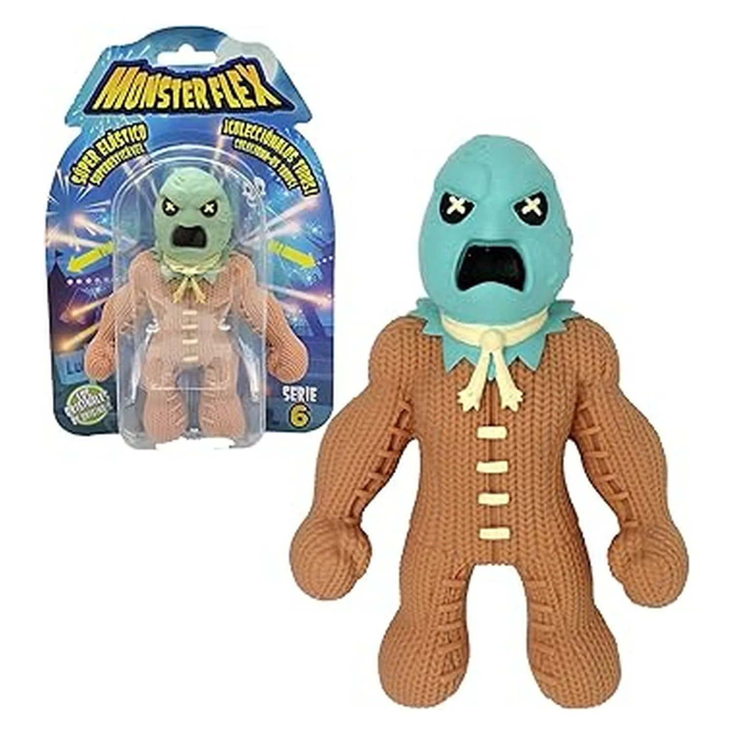 Bizak Monsterflex Rag Nightmare Muñeco Extensible 25 Cm, Colección 64390004 Rag Night Bizakp25