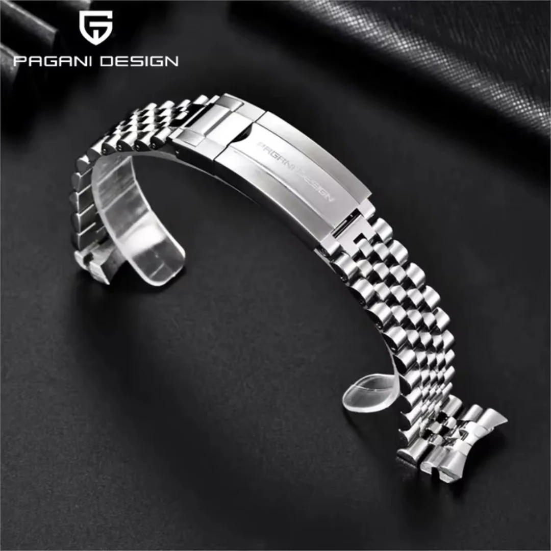 Pulseira De Aço Inoxidável (cinco Elos) Com Bracelete De Cinco Elos