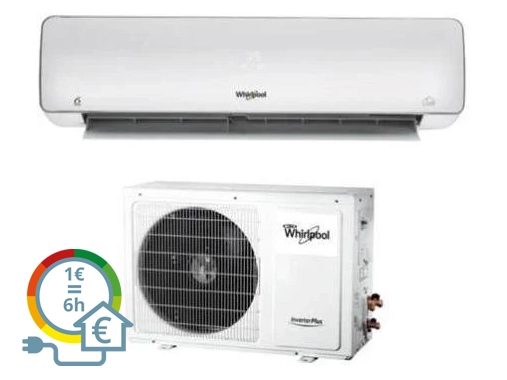 Ar Condicionado WHIRLPOOL SPIW 324A2WF (48 m² - 24000 BTU - Branco)