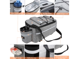 Bolsa de mala isolada, com porta equipamentos, refletiva | S/MARCA