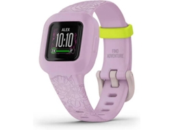 Pulseira Desportiva GARMIN Vivofit jr. 3 Floral (Bluetooth - Até 1 ano de autonomia - Rosa)