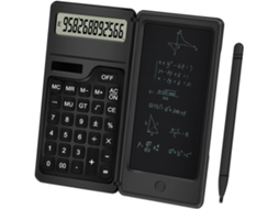 Calculadora Com Bloco De Notas, Calculadora De Mesa Com Energia Solar, Compatível Com Energia Solar E Bateria.
