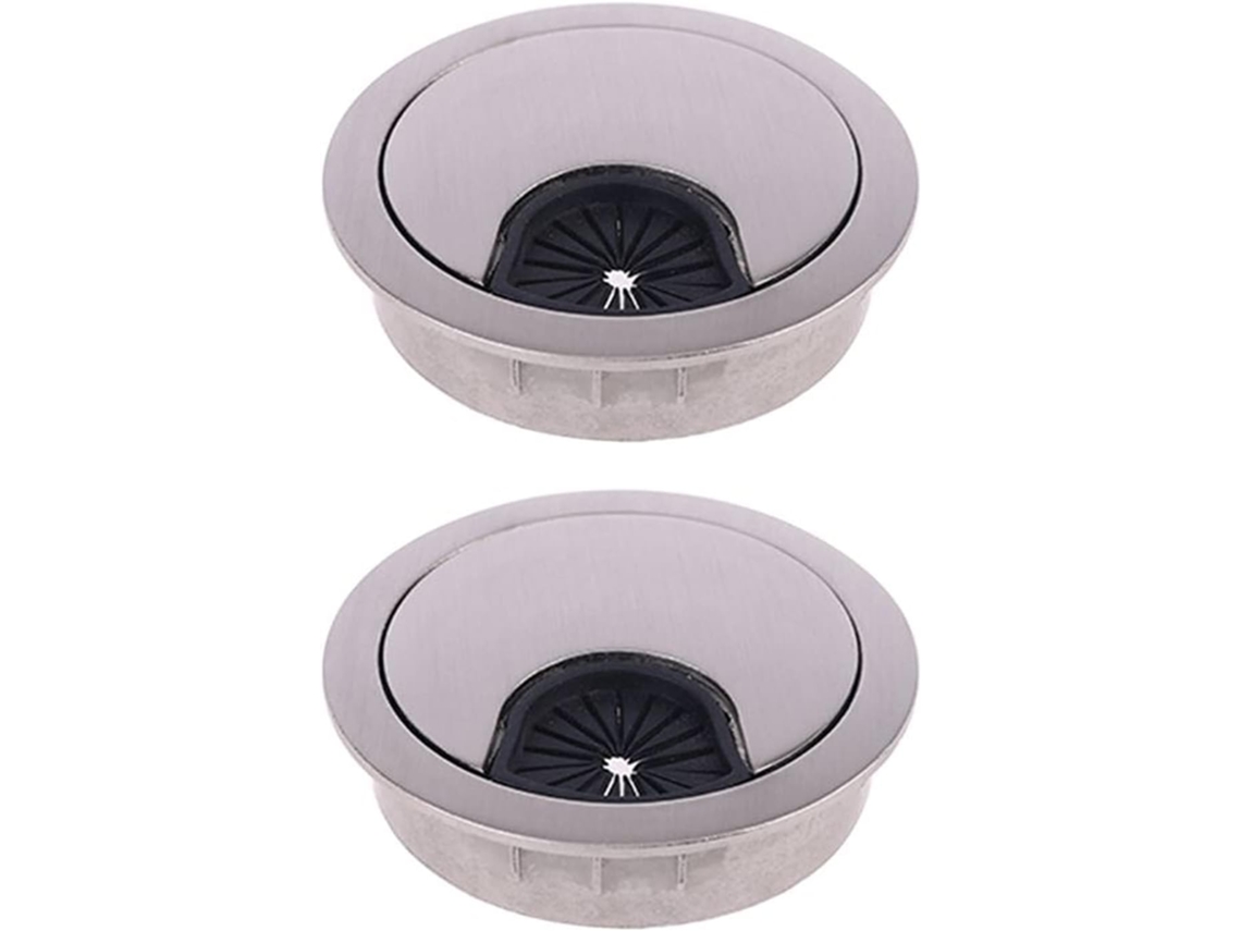 Ilhós De Mesa Em Metal, 2 Peças, Liga Zinco, Tampa Para Orifício
