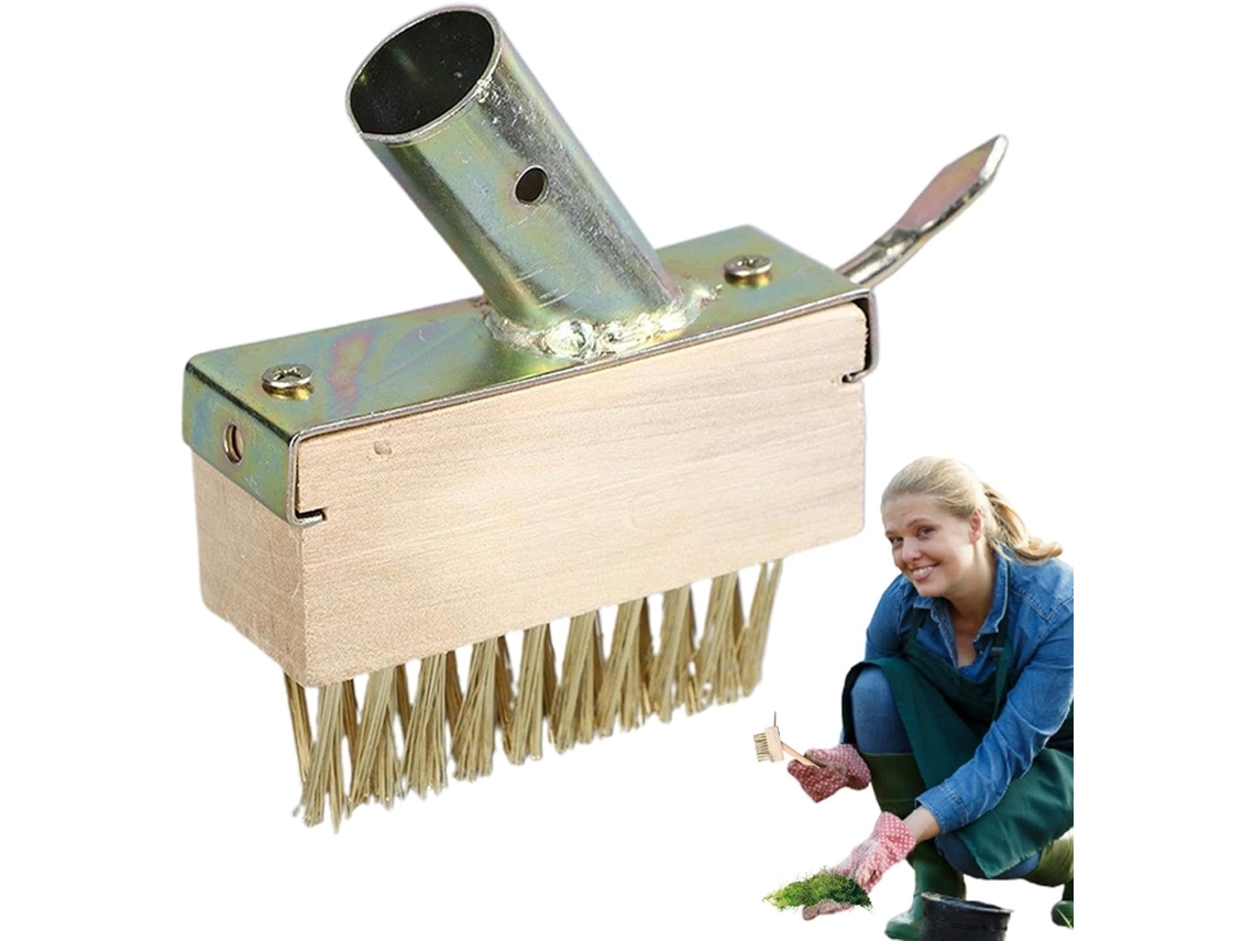 Ferramenta Manual Para Limpeza De Rachaduras Em Decks Com Cerdas Arame