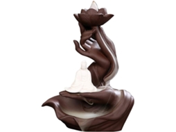 Ornamentos Em Cascata - Mexedor De Queimador Zen - Decoração Para Casa - Estátua Asiática