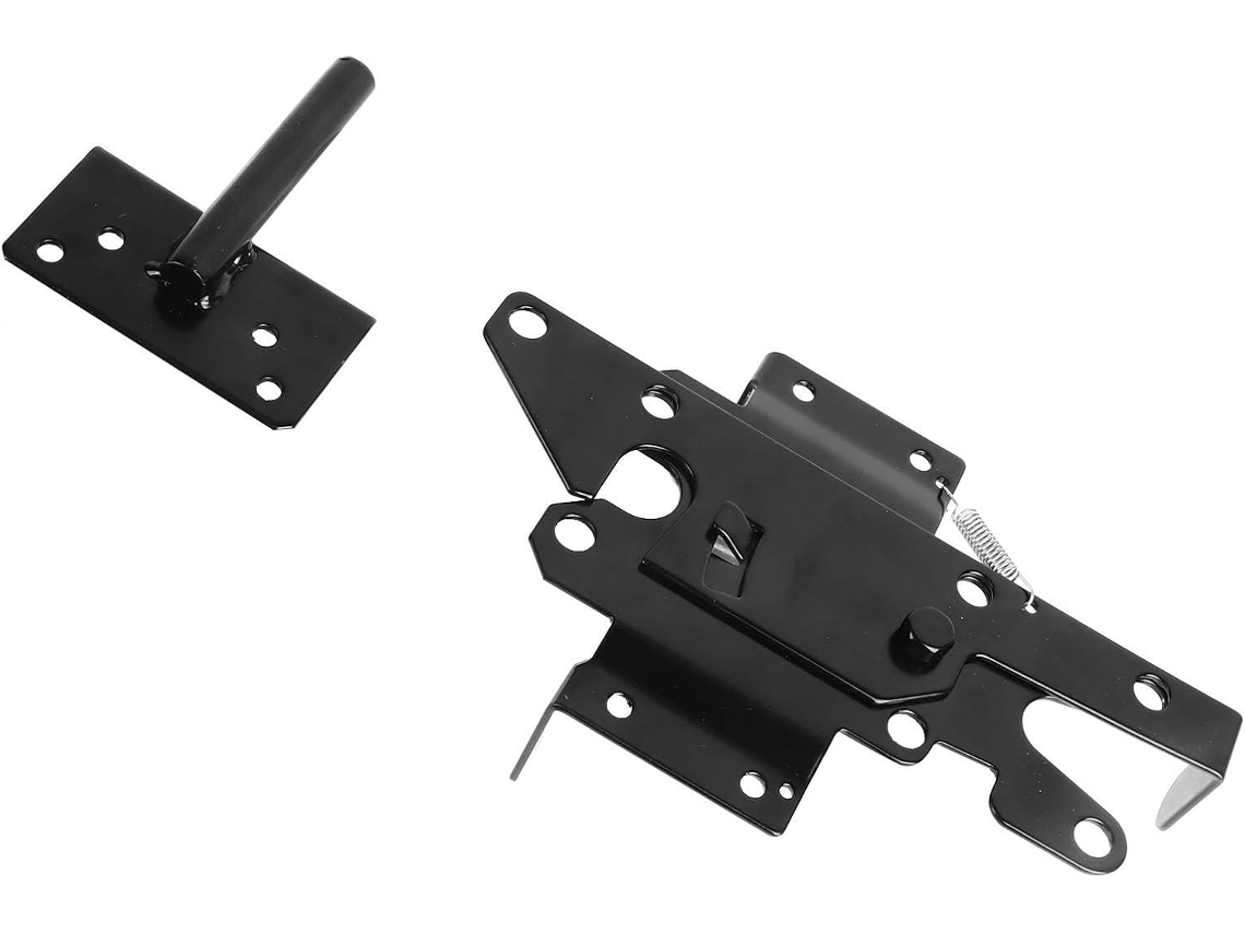 Fecho De Portão Com Trava Automática, Trava De Alavanca Durável Em Aço Inoxidável Para Cerca Jardim Externa, Pacote Com