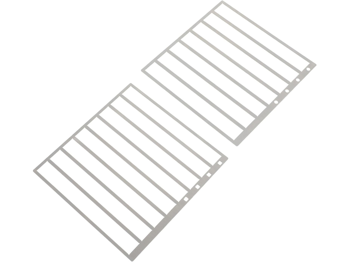 Régua De Aço Inoxidável Supvox, 2 Peças, Alinhamento Preciso Para Pintura De Pedras Preciosas, Ferramenta Quadrada E