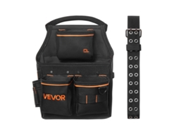 Cinto Porta Ferramentas Artesanal Com 14 Bolsos Ajustável De 830 A 1270 Mm Vevor