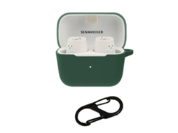 Capa Protetora Com Fivela Para Sennheiser Cx 500bt Verde Escuro Brilvibera