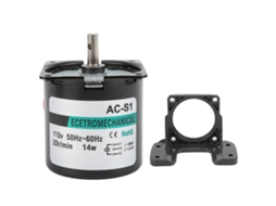 Motor Síncrono Ac 14w Iman Permanente Eixo Central 20rpm Ac110v Alta Torção Xd60ktyz