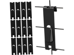 Conjunto De 30 Ganchos Metálicos Para Painel Grade, Acessórios Parede