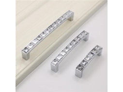 Puxadores De Gaveta Cozinha Com Incrustação Cristal, Puxadores Simples Para Móveis De Armário, 1 Peça 64mm