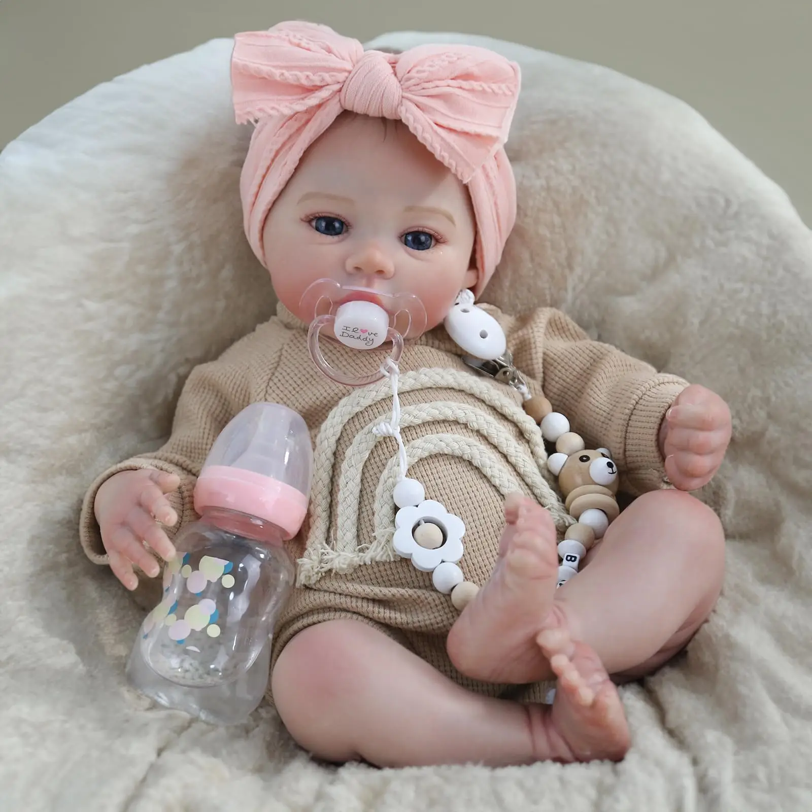 Boneca Realista De Renascimento De 45 Cm (18 Polegadas) - Brinquedo Infantil Feito À Mão