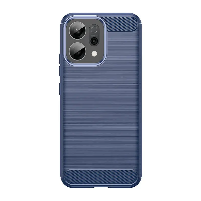 (azul, Oppo Reno14 F) Capa Fosca Macia, Material Tpu Fosco Resistente A Impactos, Robusta E Durável, Com Moldura Protetora.