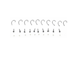 30pcs Parafusos para Isca Ronnie Rig Pesca de Carpa