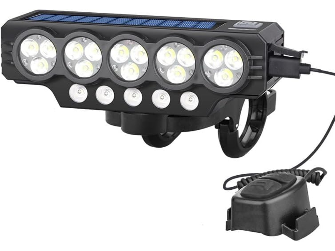 Luz De Bicicleta Antes Dos 20 Anos, Recarregável Via Usb, Soll Led, À