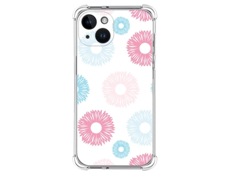 Capa para iPhone 14 (6.1) TUMUNDOSMARTPHONE Desenhos Anti Golpes Flores 06 Multicor