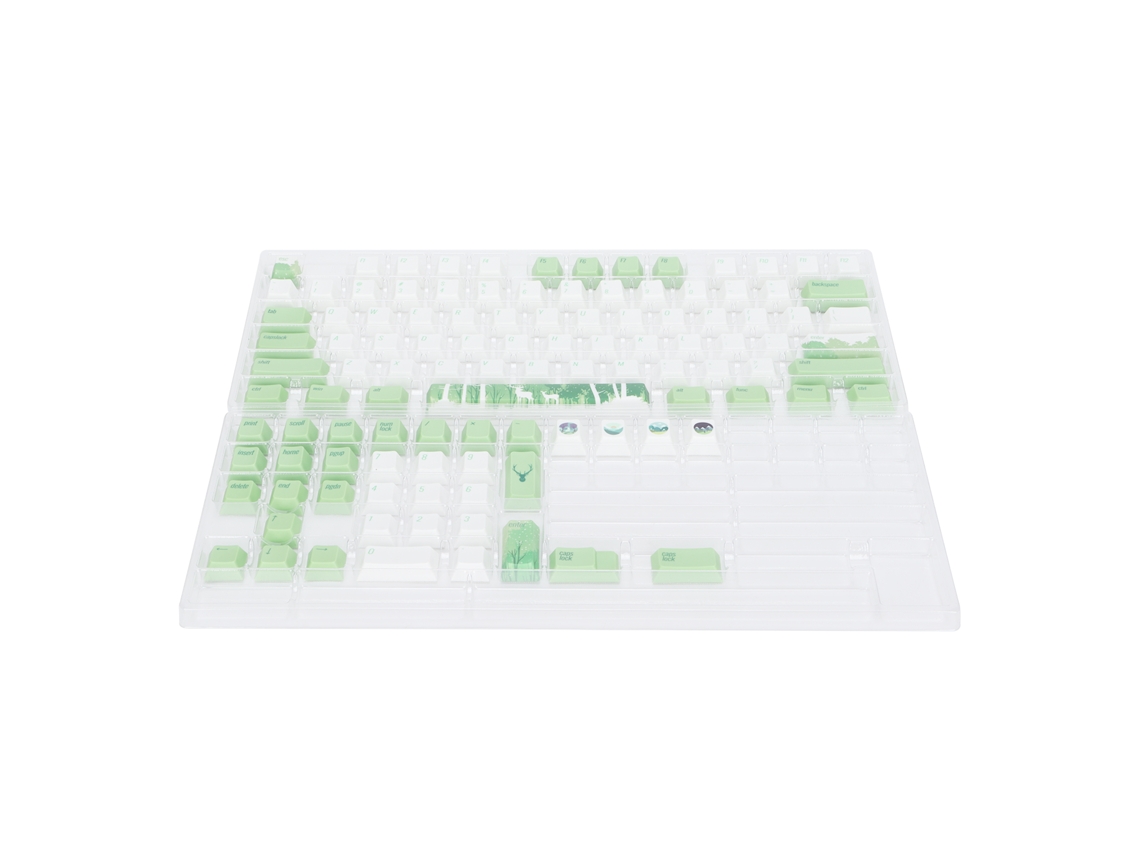 Teclas de Teclado Mecânico LAXISCREED (sublimação Térmica de Cinco Lados, Pbt Bicolor, 110 Teclas)