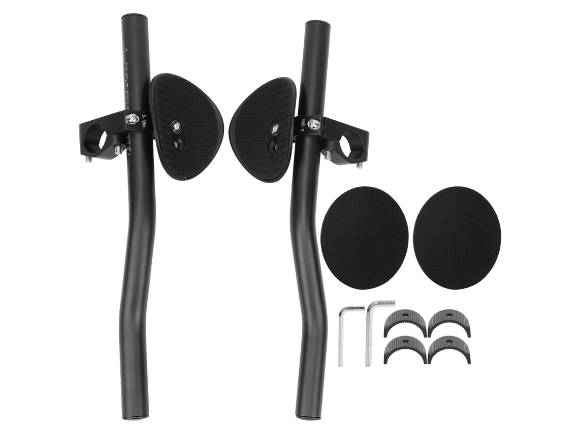 Barra De Repouso Para Bicicleta Aerobar Tt Em Liga De Alumínio Ajustável Para Ciclismo De Longa Distância