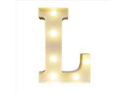 Letra LED Alfabeto Luz de Parede Mesa IP54 Lâmpada Noturna Warm White Decoração Festa Casamento S/MARCA