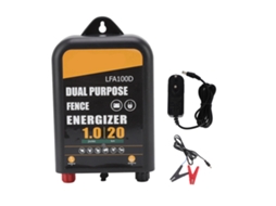 Carregador Cerca Elétrica 20km 1j Bajo Impedância Ac Dc 100‑240v
