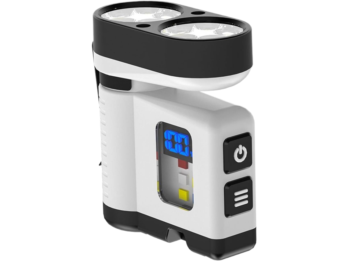 Lanterna De Trabalho Led Lanterna Com Dupla Fonte De Luz, À Prova Dágua E Com Ímã, Ideal Para Gokoco