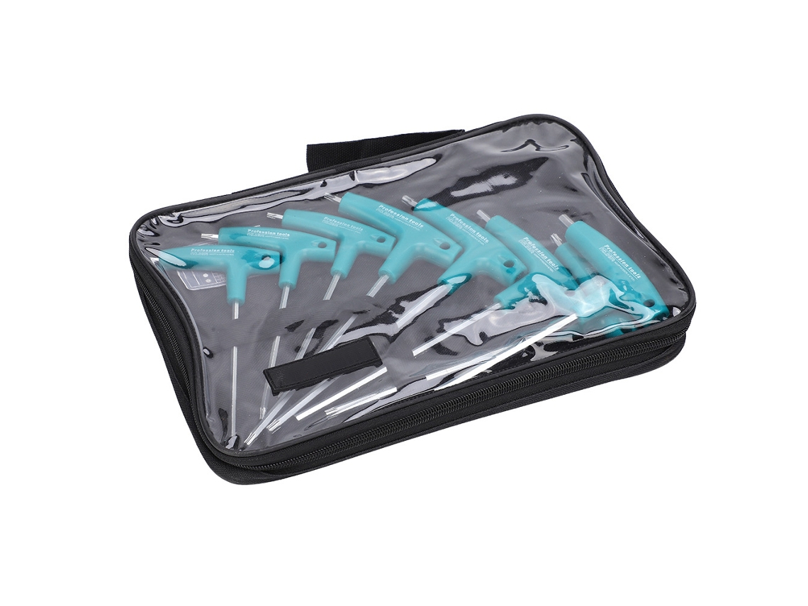 Conjunto De Chaves Hexagonais Com Alça T Anti-derrubada Pentalobe Ferramentas De Reparo Manual 0614c