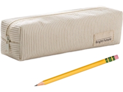 Peil Case, Big Capacity Pen Pouch, Zip Organizer, Canvas Stationery
