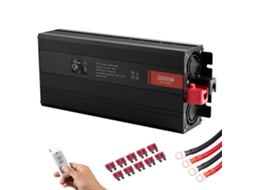 Inversor De Potência Succebuy Onda Senoidal Pura Cc 12 V A Ca 230 V 3000 W
