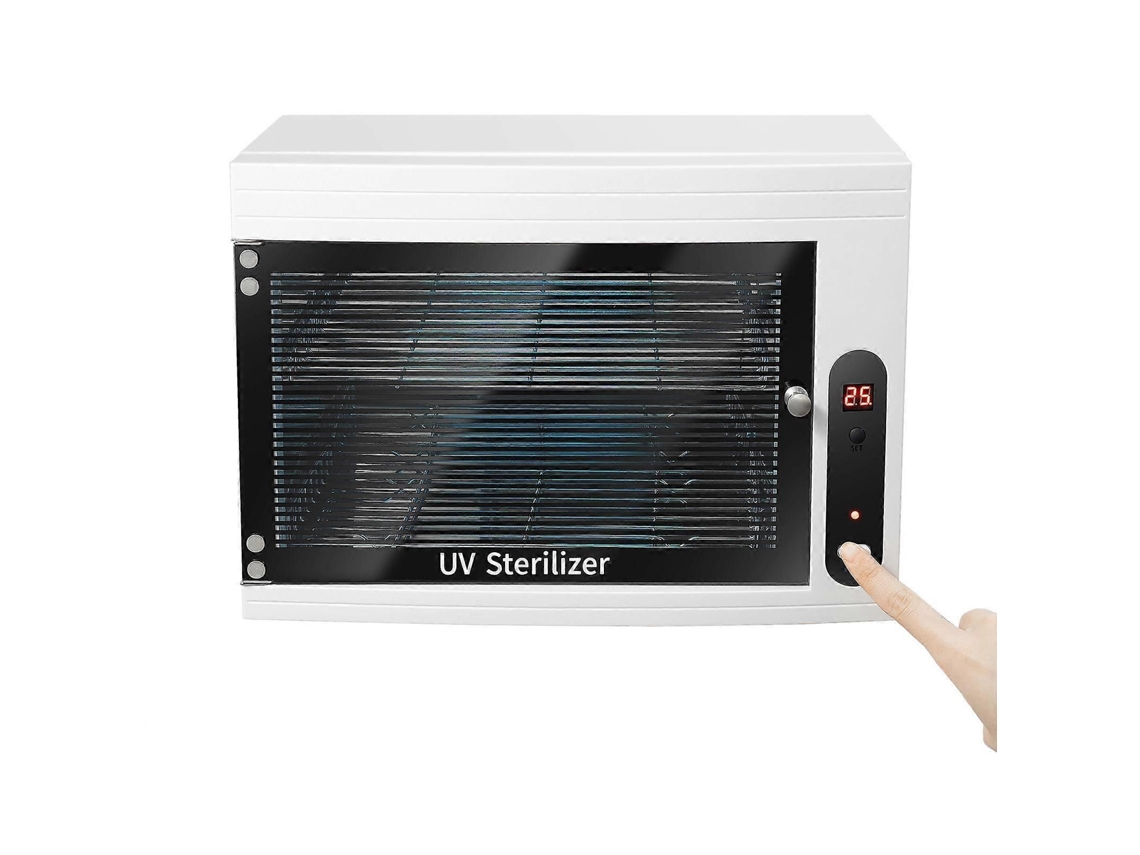 Armário de Desinfecção Doméstica Ozônio Uv 10l Display Led Esterilizador Máquina Limpeza Luz Ferrament as Unhas Grande Capaci GOKOCO