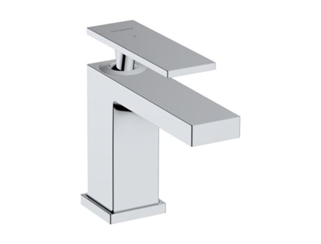 HANSGROHE Tecturis e Misturadora Monocomando de Lavatório 80 122 Mm de Saliência com Válvula de Descarga Coolstart Ecosmart+ 73002 Cor: Crómio