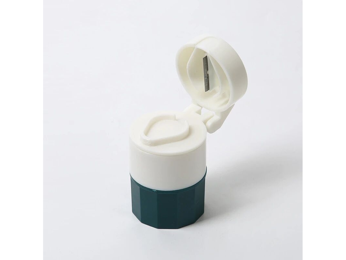 Conjunto De 3 Peças Moedor Portátil 4 Em 1 Com Camadas, Separador, Fatiador, Divisor, Caixa Armazenamento, Cortador Comprimidos, Aquaforge