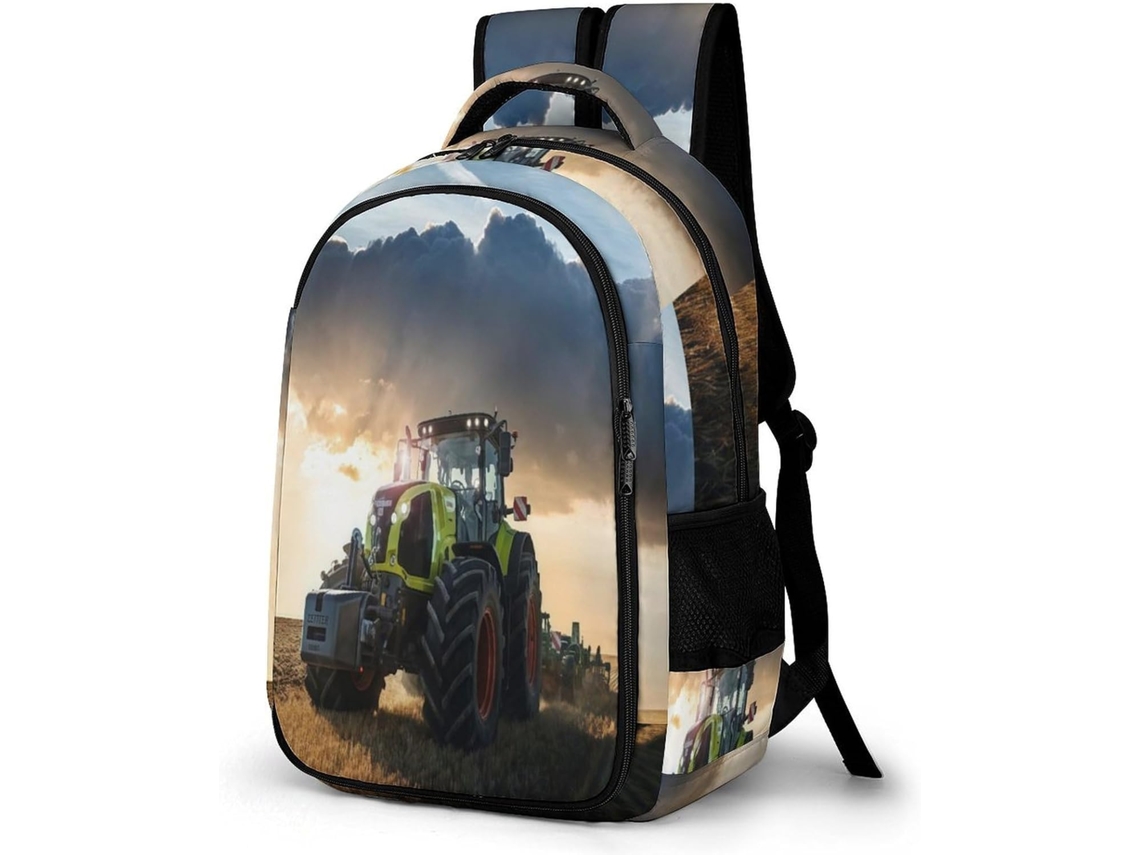 Mochilas Com Estampa De Trator, Mochila Escolar Infantil, Impressa Em 3d Para Meninos, Alunos Do