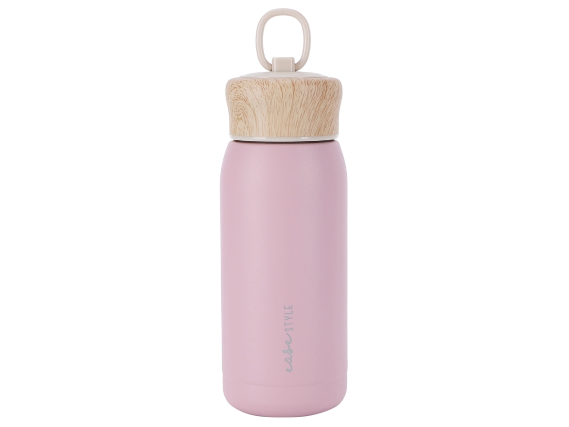 Garrafa De Água A Vácuo De Aço Inoxidável Rosa 330ml Garrafa Esportiva Portátil Brilvibera
