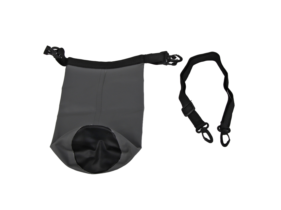 Saco Seco Impermeável 2l Cinza para Camping Rafting