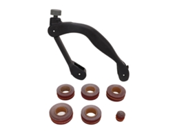 Suporte manual para lixa de cinta em ABS para lixar e polir madeira e metal, ferramenta para lixadeira.