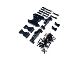 Kit de Equilíbrio de Chassis em Titânio com Placa Metálica para Wpl B16 B36 1/16 Peças de Upgrade e Acessórios Modificados MDUG