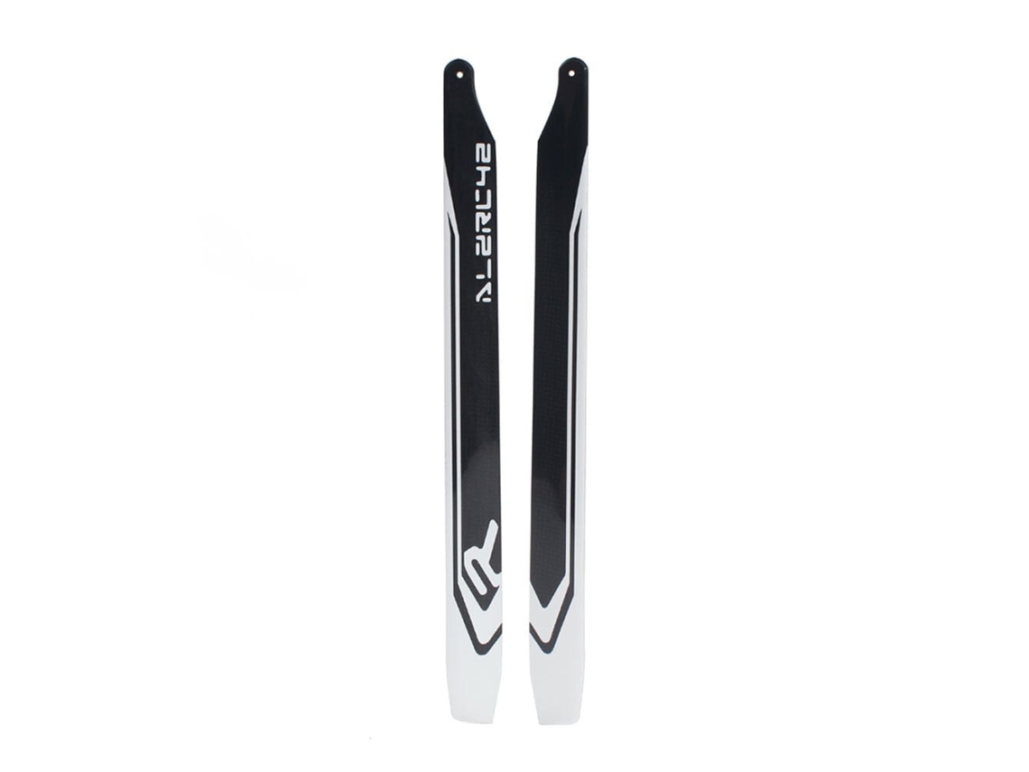 Hélice Principal de Fibra de Carbono Preta de 720 Mm para Helicóptero Rc da Série R da Alzrc. MDUG