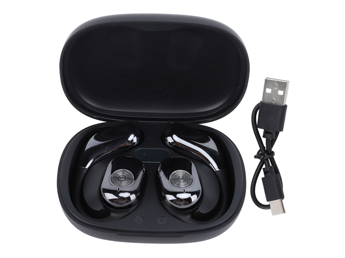 Aetheria fones de Ouvido Bluetooth de Tradução em Tempo Real 144 Idiomas com App Preto