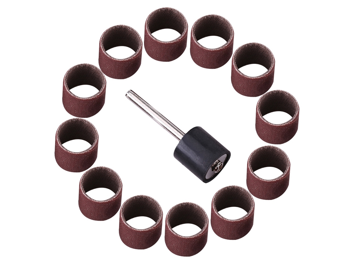 Kit De Lijado De Tambor Com Manguitos E Mandril Para Madeira E Artesanato Polido (320)