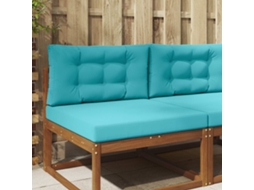 Vidaxl Almofada Para Sofá Externo Poliéster Turquesa 80 X 80 Cm