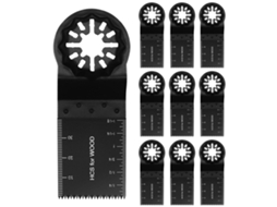 20 Lâminas De Serra Oscilantes De 34 Mm Para Bosch, Fein, Makita E Mais. Zeuxo