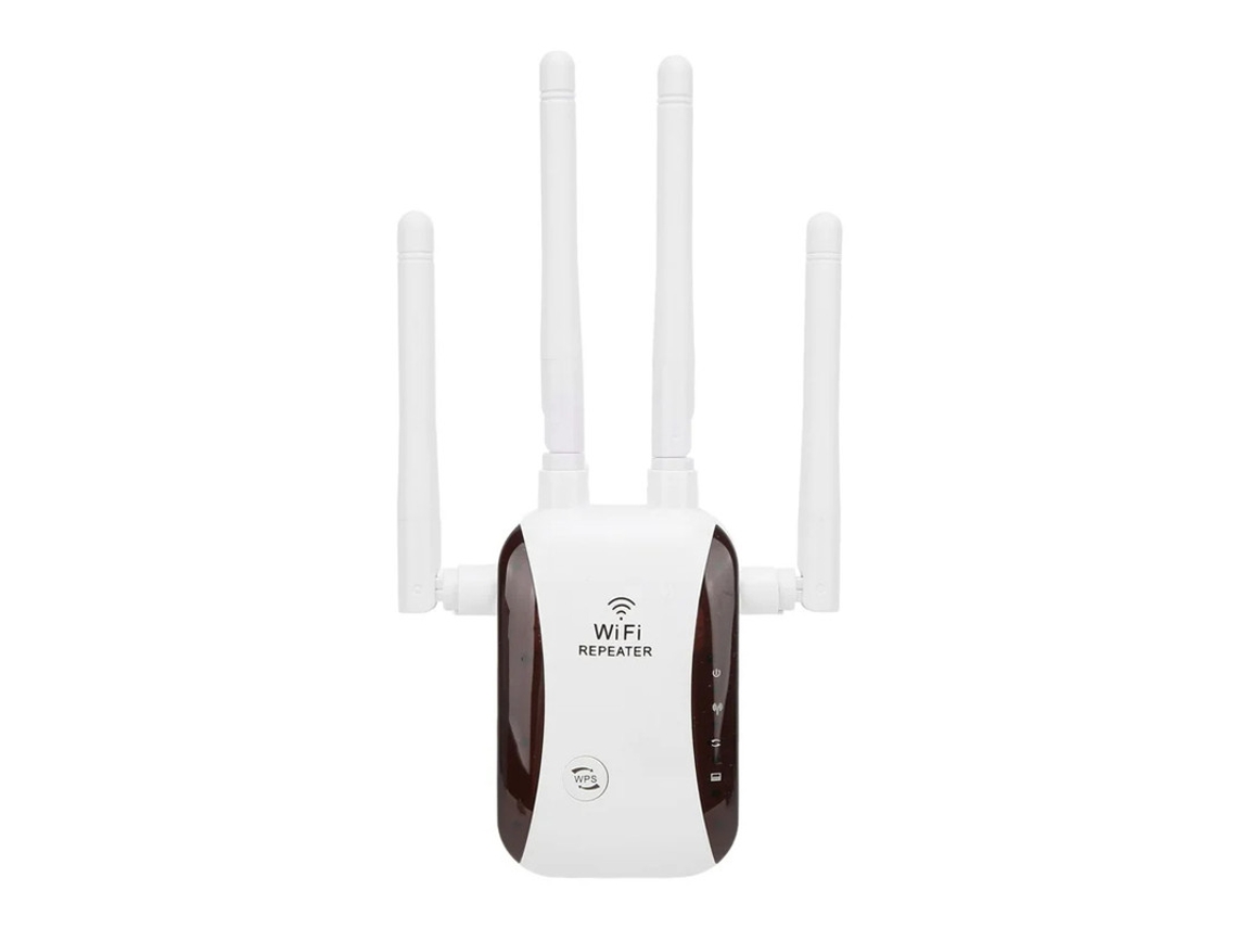 Extensor De Alcance Wifi 300mbps 4 Antenas Amplificador Repetidor De Sinal Sem Fio Para Home Office Hotel 100 240v Yizhood (branco)